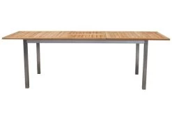 OUTFLEXX Set, Silber, 200/300 X 100 Cm, Edelstahl/Teak, Ausziehtisch, 8 Stühle Padded, 2 Multipositionssessel 24 OUTFLEXX Set, Silber, 200/300 X 100 Cm, Edelstahl/Teak, Ausziehtisch, 8 Stühle Padded, 2 Multipositionssessel -Warmer Garten 10 14162.jpg