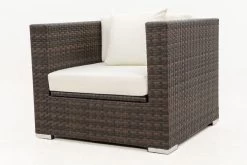 OUTFLEXX Sessel, Braun Marmoriert, Polyrattan, 90 X 85 X 70 Cm, Wasserfeste Kissenbox -Warmer Garten 10 15734 7 BOX.jpg