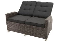 Ploß Rocking Comfort Dining / Lounge 2-Sitzer Sofa, Grau/braun-meliert, Polyrattan, 148x85x112 Cm, Verstellbar 24 Ploß Rocking Comfort Dining / Lounge 2-Sitzer Sofa, Grau/braun-meliert, Polyrattan, 148x85x112 Cm, Verstellbar -Warmer Garten 10 18206.jpg