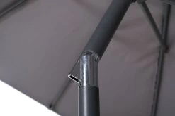 OUTFLEXX Mittelstockschirm, Hellgrau, Pulverbesch. Aluminium/Polyester PA-beschichtet, 270x150cm -Warmer Garten 10 18350.jpg