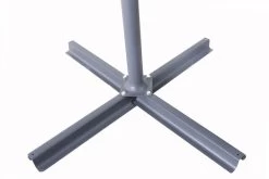 OUTFLEXX Ampelschirm, Anthrazit/creme, Pulverbesch. Aluminium, 250x250cm, Inkl. Plattenständer -Warmer Garten 10 18353.jpg