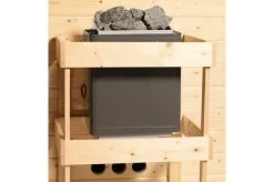 KARIBU Systemsauna Rodin, Fichtenholz 68mm, Fronteinstieg, Ca. 3,8m² -Warmer Garten 10 18415 23.jpg