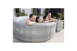 BESTWAY Lay-Z-Spa Honolulu AirJet Whirlpool, Grau (Rattanoptik), TriTech, Ø196x71cm -Warmer Garten 10 19183.jpg