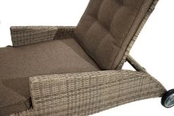 Ploß Rabida Comfort Rollliege, Champagner-meliert, Polyrattan, 198x68x44cm, Verstellbar, Hohe Sitzhöhe 31 Ploß Rabida Comfort Rollliege, Champagner-meliert, Polyrattan, 198x68x44cm, Verstellbar, Hohe Sitzhöhe -Warmer Garten 10 20165.jpg