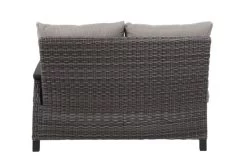 SIENA GARDEN Corido 2-Sitzer Sofa, Charcoal, Alu / Gardino®-Geflecht, 136x83x88 Cm, Armlehne Links 29 SIENA GARDEN Corido 2-Sitzer Sofa, Charcoal, Alu / Gardino®-Geflecht, 136x83x88 Cm, Armlehne Links -Warmer Garten 10 20190.jpg