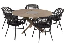 HARTMAN Cecilia Diningsessel, Schwarz, Alu / Polyrattan, 62 X 62 X 84 Cm -Warmer Garten 10 20444.jpg