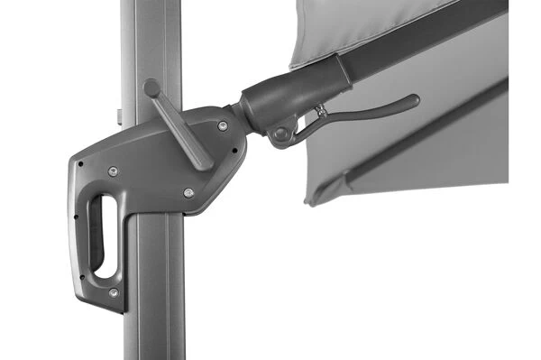 Schneider® SCHNEIDER Rhodos Twist Ampelschirm, Silbergrau, Quadratisch, 300 X 300 Cm 11 Schneider® SCHNEIDER Rhodos Twist Ampelschirm, Silbergrau, Quadratisch, 300 X 300 Cm – Bild 9