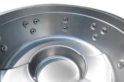 Outtech Steel Art Aqua Whirlpool, Silber/grau, 180x180x73 Cm,5 Pers., LCD Balboa Anzeige, Rund 23 Outtech Steel Art Aqua Whirlpool, Silber/grau, 180x180x73 Cm,5 Pers., LCD Balboa Anzeige, Rund -Warmer Garten 10 21292.jpg