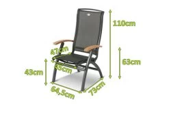 HARTMAN Da Vinci Multipositionssessel, Xerix/anthrazit, Alu/Textilene, Mit FSC-Teak-Armlehnen -Warmer Garten 11660 1 mass.jpg