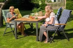 HARTMAN Alice Multipositionssessel, Xerix/schwarz, Alu/4x4 Textilen, Mit FSC Teak-Armlehnen 25 HARTMAN Alice Multipositionssessel, Xerix/schwarz, Alu/4x4 Textilen, Mit FSC Teak-Armlehnen -Warmer Garten 11 11086.jpg