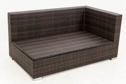 OUTFLEXX 2-Sitzer Ecksofa, Braun Marmoriert, Polyrattan, 145 X 85 X 70 Cm, Wasserfeste Kissenbox, Armlehne Li. 23 OUTFLEXX 2-Sitzer Ecksofa, Braun Marmoriert, Polyrattan, 145 X 85 X 70 Cm, Wasserfeste Kissenbox, Armlehne Li. -Warmer Garten 11 15734 3 BOX.jpg