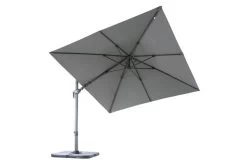 OUTFLEXX Ampelschirm, Anthrazit, Pulverbesch. Aluminium, 300x300 Cm, Inkl. Plattenständer, Twist-Funktion -Warmer Garten 11 16109.jpg