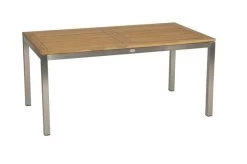 STERN Ausziehtisch, Silber/natur, Edelstahl/FSC-Teakholz, 162/220x90 Cm, Butterfly-Auszug -Warmer Garten 11 16498.jpg