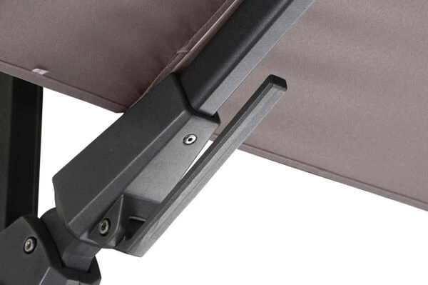 SIENA GARDEN Ampelschirm Sunset N+, Anthrazit / Taupe, Alu/Textil, Ca. 300x300 Cm 13 SIENA GARDEN Ampelschirm Sunset N+, Anthrazit / Taupe, Alu/Textil, Ca. 300x300 Cm – Bild 11