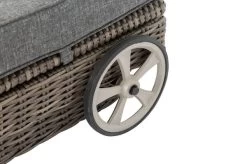 OUTFLEXX Rollliege, Grau, Polyrattan, 200x70x27,5cm, Rückenlehne 5-fach Verstellbar -Warmer Garten 11 18367.jpg