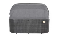 OUTFLEXX Houston Loungebett, Grau, Polyrattan, Doppel-halbrund, Viele Stellmöglichkeiten, Dach Klappbar -Warmer Garten 11 18543.jpg