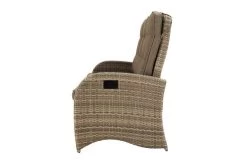 Ploß Rabida Comfort Dining / Lounge 3-Sitzer Sofa, Champagner-meliert, Polyrattan, 210x85x112 Cm, Verstellbar -Warmer Garten 11 20164.jpg