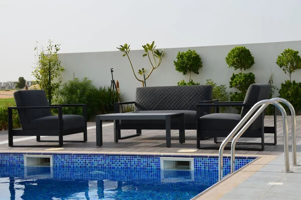 OUTFLEXX 2-Sitzer Sofa, Sooty, Sunbrella/Alu 13 OUTFLEXX 2-Sitzer Sofa, Sooty, Sunbrella/Alu – Bild 11