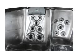 Outtech Steel Art Taurus Whirlpool, Grau/schwarz, 214x214x93 Cm / 1000L, 6 Pers., LED Corner Light, LCD Balboa Anzeige, WIFI READY -Warmer Garten 11 21289.jpg