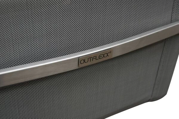 OUTFLEXX Set, Silber, 200/300 X 100 Cm, Edelstahl/Teak, Ausziehtisch, 8 Stühle Padded, 2 Multipositionssessel 14 OUTFLEXX Set, Silber, 200/300 X 100 Cm, Edelstahl/Teak, Ausziehtisch, 8 Stühle Padded, 2 Multipositionssessel – Bild 12