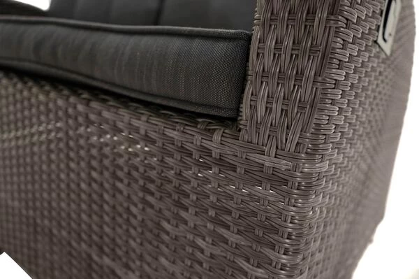 Ploß Rocking Comfort Dining / Lounge 2-Sitzer Sofa, Grau/braun-meliert, Polyrattan, 148x85x112 Cm, Verstellbar 14 Ploß Rocking Comfort Dining / Lounge 2-Sitzer Sofa, Grau/braun-meliert, Polyrattan, 148x85x112 Cm, Verstellbar – Bild 12