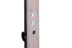 OUTFLEXX Ampelschirm, Creme, Aluminium In Holzoptik, 400x300cm, Inkl. Plattenständer -Warmer Garten 12 18511.jpg