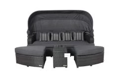 OUTFLEXX Houston Loungebett, Grau, Polyrattan, Doppel-halbrund, Viele Stellmöglichkeiten, Dach Klappbar -Warmer Garten 12 18543.jpg