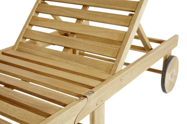 Ploß Rollliege, FSC®-Akazienholz, Geölt, 197 X 69 X 30 Cm, Klappbar, Verstellbar 14 Ploß Rollliege, FSC®-Akazienholz, Geölt, 197 X 69 X 30 Cm, Klappbar, Verstellbar – Bild 12