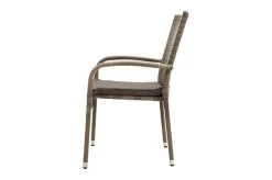 Ploß Rabida Basic Stapelstuhl, Champagner-meliert, Polyrattan, 64 X 56 X 92 Cm, Inkl. Polster -Warmer Garten 12 20154.jpg