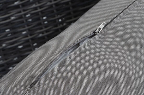 SIENA GARDEN Corido 2-Sitzer Sofa, Charcoal, Alu / Gardino®-Geflecht, 136x83x88 Cm, Armlehne Links 14 SIENA GARDEN Corido 2-Sitzer Sofa, Charcoal, Alu / Gardino®-Geflecht, 136x83x88 Cm, Armlehne Links – Bild 12