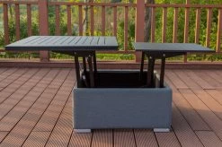 OUTFLEXX Loungetisch, Flanelle, Alu/Sunbrella, 78/157 X 78 X 37/64 Cm, Höhenverstellbar -Warmer Garten 12 21011.jpg