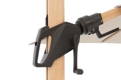 DOPPLER Alu Wood Pendelschirm, Natur, Alu/Polyester, 300x220 Cm, Mit Kurbel, Holzoptik -Warmer Garten 12 22336.jpg