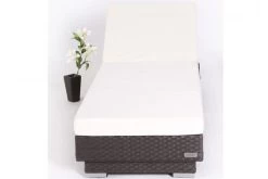 OUTFLEXX Sonnenliege, Braun, Polyrattan, 200x80x37,5cm, Inkl. Polster, Rückenlehne 4-stufig Verstellbar -Warmer Garten 1337 02.jpg