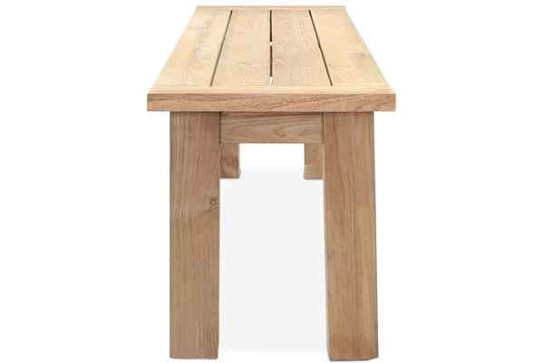 OUTFLEXX Sitzbank, Natur, Recyceltes SLVK-Teakholz, 150 X 40 X 45 Cm 9 OUTFLEXX Sitzbank, Natur, Recyceltes SLVK-Teakholz, 150 X 40 X 45 Cm – Bild 7