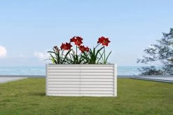 OUTFLEXX Hochbeet, Silber, Zincalume, Pulverbeschichtet, 180 X 90 X 84 Cm -Warmer Garten 13724 3 CGI.jpg