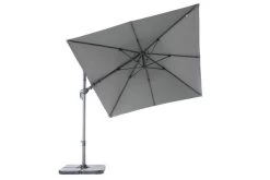 OUTFLEXX Ampelschirm, Anthrazit, Pulverbesch. Aluminium, 300x300 Cm, Inkl. Plattenständer, Twist-Funktion -Warmer Garten 13 16109.jpg