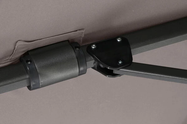 SIENA GARDEN Ampelschirm Sunset N+, Anthrazit / Taupe, Alu/Textil, Ca. 300x300 Cm 15 SIENA GARDEN Ampelschirm Sunset N+, Anthrazit / Taupe, Alu/Textil, Ca. 300x300 Cm – Bild 13