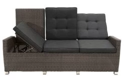 Ploß Rocking Comfort Dining / Lounge 3-Sitzer Sofa, Grau/braun-meliert, Polyrattan, 210x85x112 Cm, Verstellbar 30 Ploß Rocking Comfort Dining / Lounge 3-Sitzer Sofa, Grau/braun-meliert, Polyrattan, 210x85x112 Cm, Verstellbar -Warmer Garten 13 18207.jpg