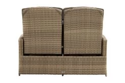 Ploß Rabida Comfort Dining / Lounge 2-Sitzer Sofa, Champagner-meliert, Polyrattan, 148x85x112 Cm, Verstellbar -Warmer Garten 13 20163.jpg