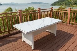 OUTFLEXX Dining Tisch, Weiß, Polyrattan, 200 X 95 Cm, Tischplatte Spraystone, 6mm -Warmer Garten 13 20667.jpg