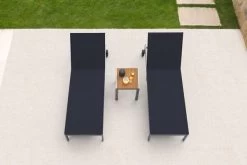 OUTFLEXX 2er-Set Rollliege, Schwarz, Edelstahl/Teak, 212x71x36cm, Mit Beistelltisch 45x45cm 14 OUTFLEXX 2er-Set Rollliege, Schwarz, Edelstahl/Teak, 212x71x36cm, Mit Beistelltisch 45x45cm -Warmer Garten 14169 3 CGI.jpg