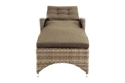 Ploß Rabida Comfort Rollliege, Champagner-meliert, Polyrattan, 198x68x44cm, Verstellbar, Hohe Sitzhöhe 35 Ploß Rabida Comfort Rollliege, Champagner-meliert, Polyrattan, 198x68x44cm, Verstellbar, Hohe Sitzhöhe -Warmer Garten 14 20165.jpg
