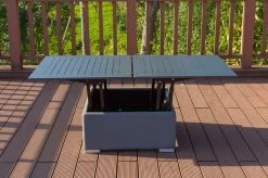 OUTFLEXX Loungetisch, Flanelle, Alu/Sunbrella, 78/157 X 78 X 37/64 Cm, Höhenverstellbar -Warmer Garten 14 21011.jpg