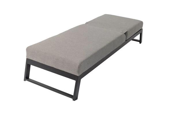 OUTFLEXX Allure Sonnenliege, Flanelle, Alu/Sunbrella, 211 X 74 X 44,5 Cm, Verstellbare Kopfstütze 17 OUTFLEXX Allure Sonnenliege, Flanelle, Alu/Sunbrella, 211 X 74 X 44,5 Cm, Verstellbare Kopfstütze – Bild 15