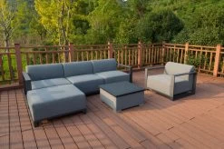 OUTFLEXX Loungetisch, Flanelle, Alu/Sunbrella, 78/157 X 78 X 37/64 Cm, Höhenverstellbar -Warmer Garten 15 21011.jpg