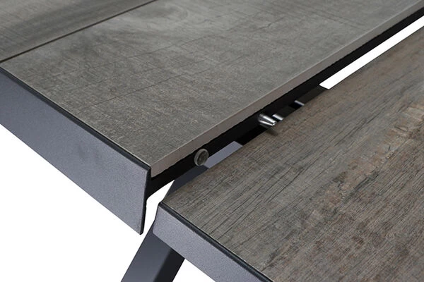 SIENA GARDEN Sincro Ausziehtisch, Anthrazit/natur-grau, Alu/Keramik, 205/265x103 Cm 20 SIENA GARDEN Sincro Ausziehtisch, Anthrazit/natur-grau, Alu/Keramik, 205/265x103 Cm – Bild 18