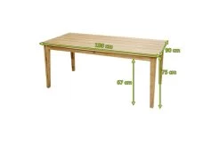 Ploß Borneo Dining-Tisch, FSC-Akazienholz, Gebürstet, 180x90cm -Warmer Garten 17636 5.jpg