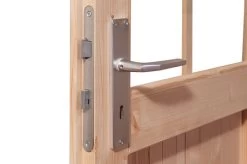 KARIBU Anlehnhaus Bomlitz 2, Terragrau, Fichtenholz 19mm, 255 X 181 X 243 Cm, Pultdach, Exkl. Fußboden 11 KARIBU Anlehnhaus Bomlitz 2, Terragrau, Fichtenholz 19mm, 255 X 181 X 243 Cm, Pultdach, Exkl. Fußboden -Warmer Garten 17864 4 03.jpg