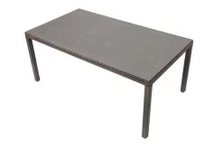 OUTFLEXX Dining Tisch, Braun Marmoriert, Polyrattan, 180 X 100 Cm, Tischplatte Spraystone, 6mm -Warmer Garten 17 20665.jpg