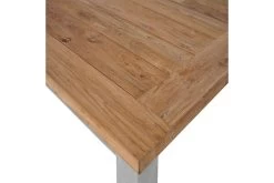 OUTFLEXX Ausziehtisch, Edelstahl/recyceltes FSC®-Teak, 200/260x100cm, Rustikal Gebürstet -Warmer Garten 18318 8.jpg